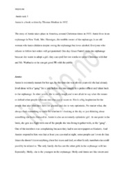 Annie | Analyse | Thomas Meehan