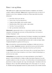 Prøve i vær og klima | Geografi