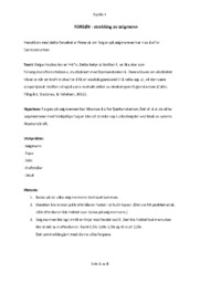 FORSØK | strekking av seigmenn