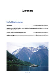 Geografi | Sunnmøre