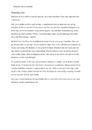 Dialekten din | Tentamen i Norsk