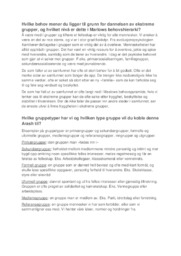 Gruppetyper | Psykologi