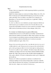 Religionkunnskap Innlevering | Religion og etikk