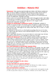 Antikken | Historie VG2