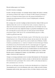 Historie skriftleg oppgåve om Colombus
