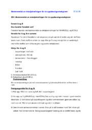 Bestemmelse av entalpiendringen for en opplsningsreaksjon