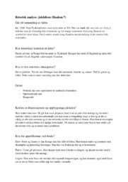 Retorisk analyse | Julehilsen (Haakon 7)