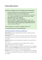 Forberedelse til prøve