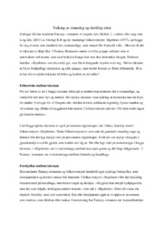 Tolking av munnleg og skriftleg tekst