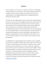 Demokrati | Samfundsfag oppgave