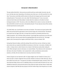 Everyone’s ideal freedom | Of mice and men