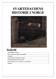 Svartedauden historie i Norge