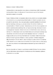 Analyse av romanen Hellemyrsfolket