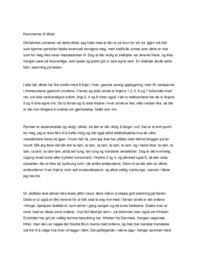 Kommentar til diktet | SKÅL