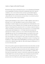 Analyse av Sagaen om Ravnkjell Frøysgode