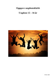 Oppgave ungdomsklubb | Ungdom 12 – 16 år