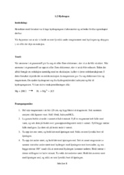 Hydrogen | Kjemirapport