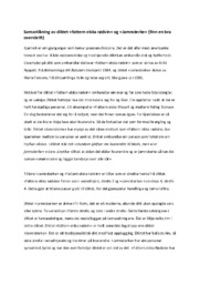 Samanlikning av diktet fattern elska rødvin og Jamnsterke