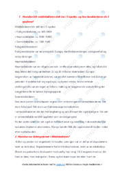 Middelalder | Notater