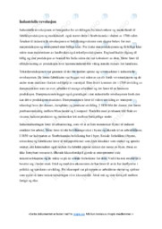 Industrielle revolusjon | Oppgave