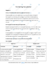 Formering hos planter | Oppgave