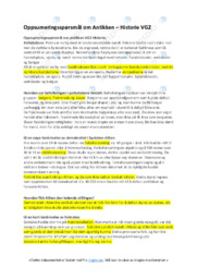 Antikken | Oppsumeringsspørgsmål