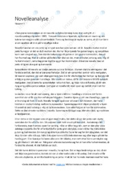 ‘Den grøne kommoden’ | Novelleanalyse