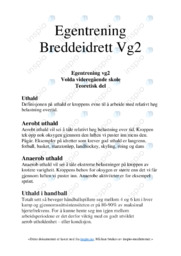 Egentrening | Breddeidrett