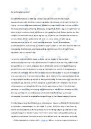 Ytringsfrihet | Bør spillereglene endres | Analyse