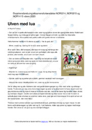 Ulven med lua | Englesk