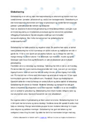 Globalisering | Oppgave