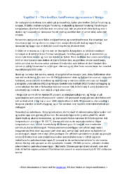 Landformer og ressurser i Norge | Oppgave