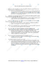 Racism | Questions and answers