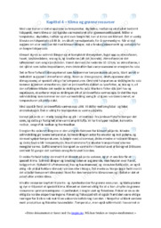 Klima og grønne ressurser | Oppgave