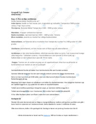 Geografi | Notater