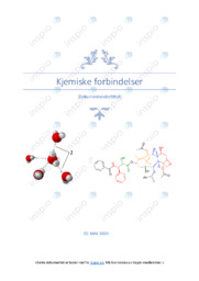 Kjemiske forbindelser | Oppgave