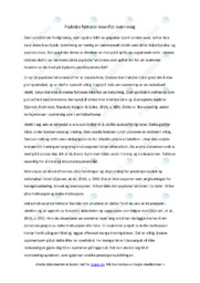 Psykiske faktorer innenfor svømming | Oppgave