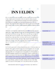 Inn i elden | Oppgave