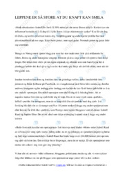 Leppene er så store at du knapt kan smila