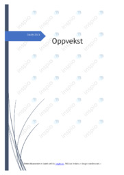 Oppvekst