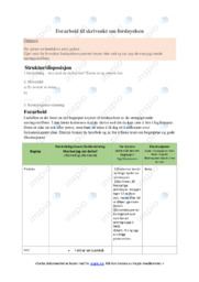 Fordøyelsen | Forarbeid til skriveøkt