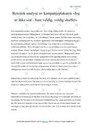 Jeg er ikke sint bare veldig, veldig skuffet | Analyse