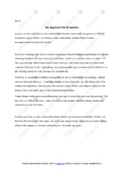 Det lysnet i skogen og Byen | Samanlikning