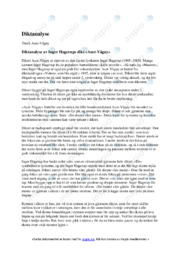 Aust Vågøy | Diktanalyse