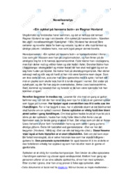 Ein sykkel på havsens botn | Novelleanalyse