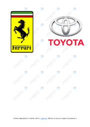 Prosjekt konkurransemidler | Ferrari og Toyota | Oppgave