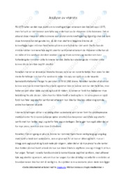 Tørst | Analyse av novellen