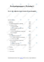 Arv & miljø | den største årsaken til rusavhengighet | Oppgave
