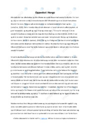 Oppvekst i Norge | Oppgave i sosialkunnskap
