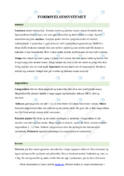 Fordøyelsessystemet | Oppgave i Helsefremmende